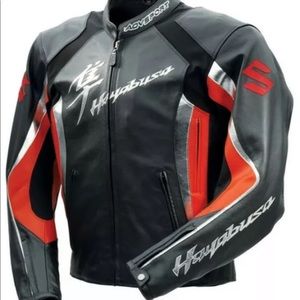 AGVSport Hayabusa Black Red  Motorcycle Jacket